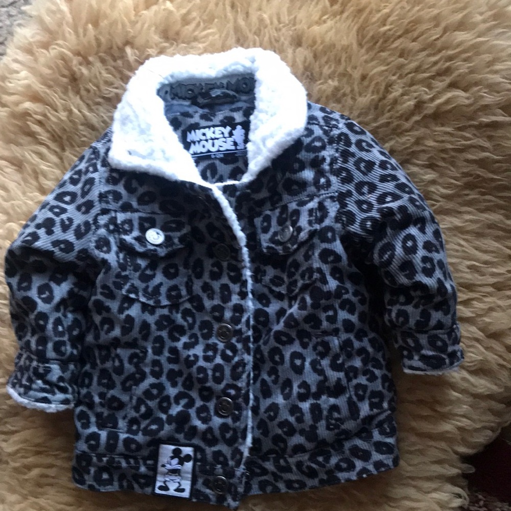 Mickey Mouse Corduroy Jacket Size 6-12 Months